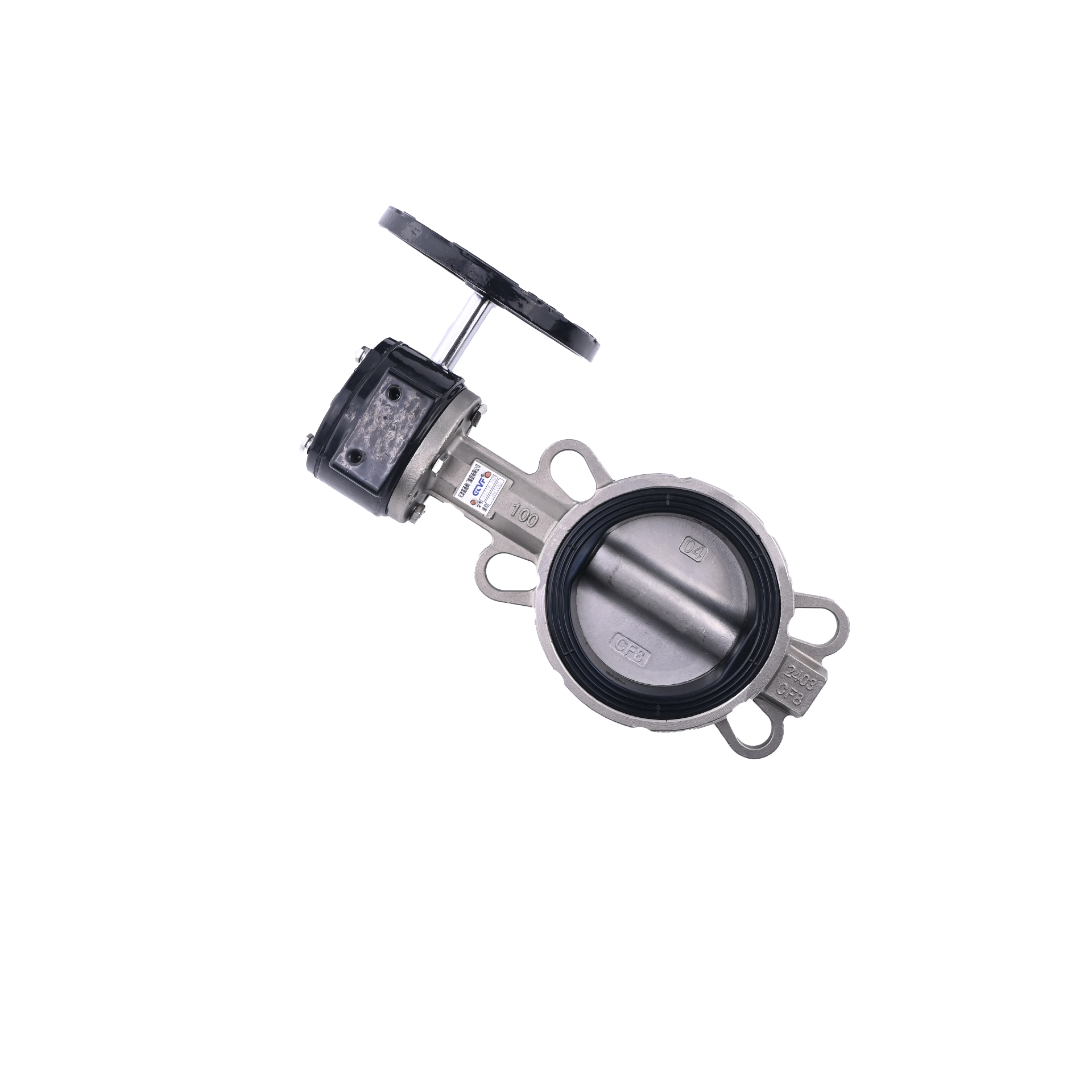 對(duì)夾式蝶閥廠(chǎng)家-渦輪對(duì)夾蝶閥D371X-16Q